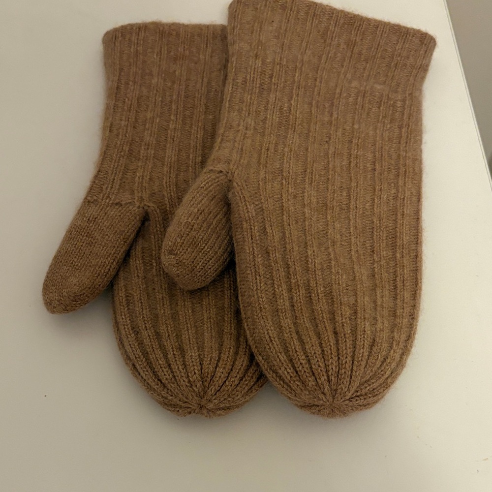 Tahari cashmere mittens